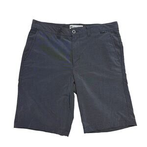 Travis Mathew Nylon Blend 10in Golf Shorts | Stretch Performance | Gray Size 34